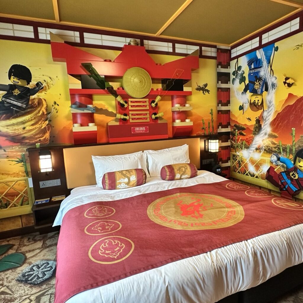 Ninjago-themed family room at LEGOLAND Korea Hotel